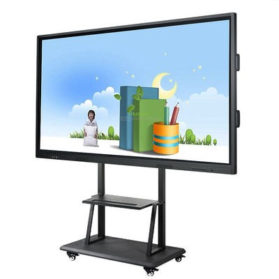 10bit Smart Tech Interactive Whiteboard LCD Multi Touch Screen Panels Built In 48MP Camera