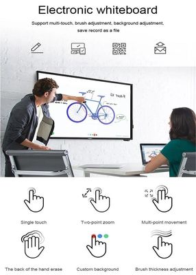 3840X2160P Smart Teaching Board Free Whiteboard Software For Classroom Windows Mac Android iOS