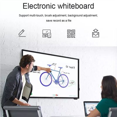 IR 82 Inch Electronic Interactive Whiteboard Ceramics For School Education