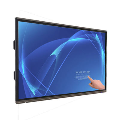 Lcd 상호 작용하는 희고 매끄러운 칠판 75 86 교육을 위한 98 인치 4K 스크린 안드로이드 OS