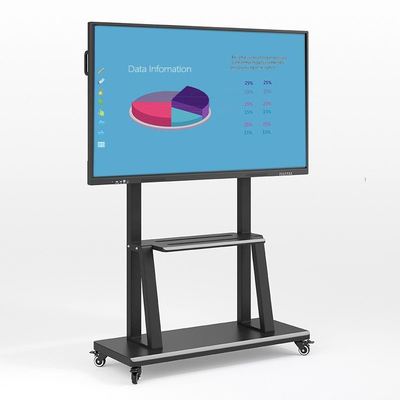 4K Ultra HD 적외선 20포인트 멀티터치 75인치 대화형 평면 패널(USB 및 HDMI 연결 포함)