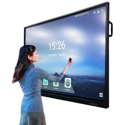 Android 앱이 있는 스마트 인터랙티브 보드 HDMI/USB/Bluetooth/Wi-Fi 연결 LED/LCD 스크린 패널